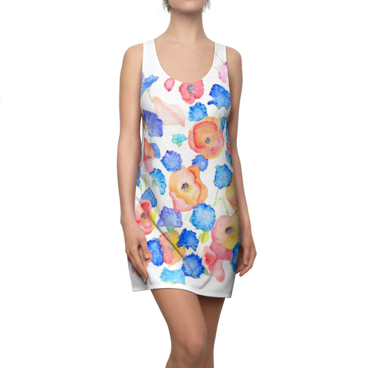 Blumenmode Kleid Blumenwiese Sommerkleid Damen Kleid mit Blumenmuster