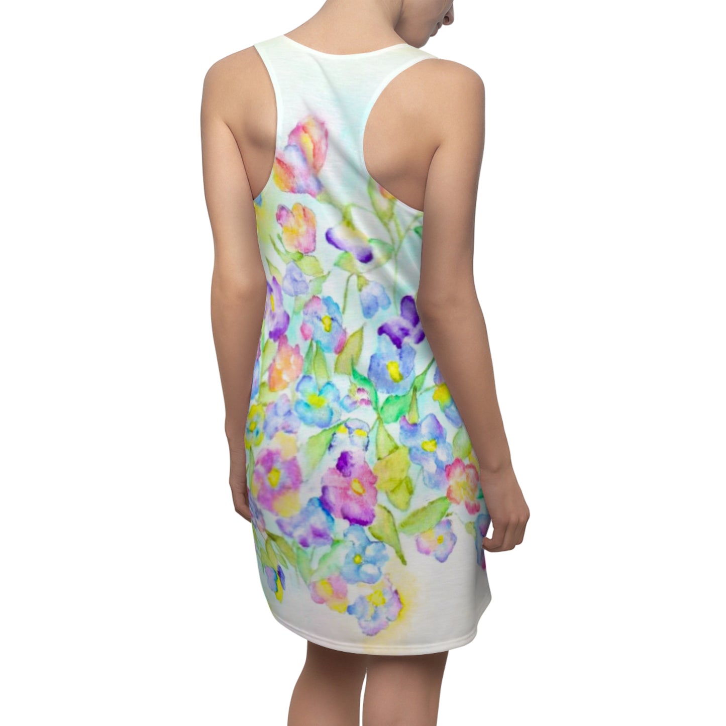 Frühlingskleid Kleid Blumenmuster Kleid Blüten Sommerkleid Damen
