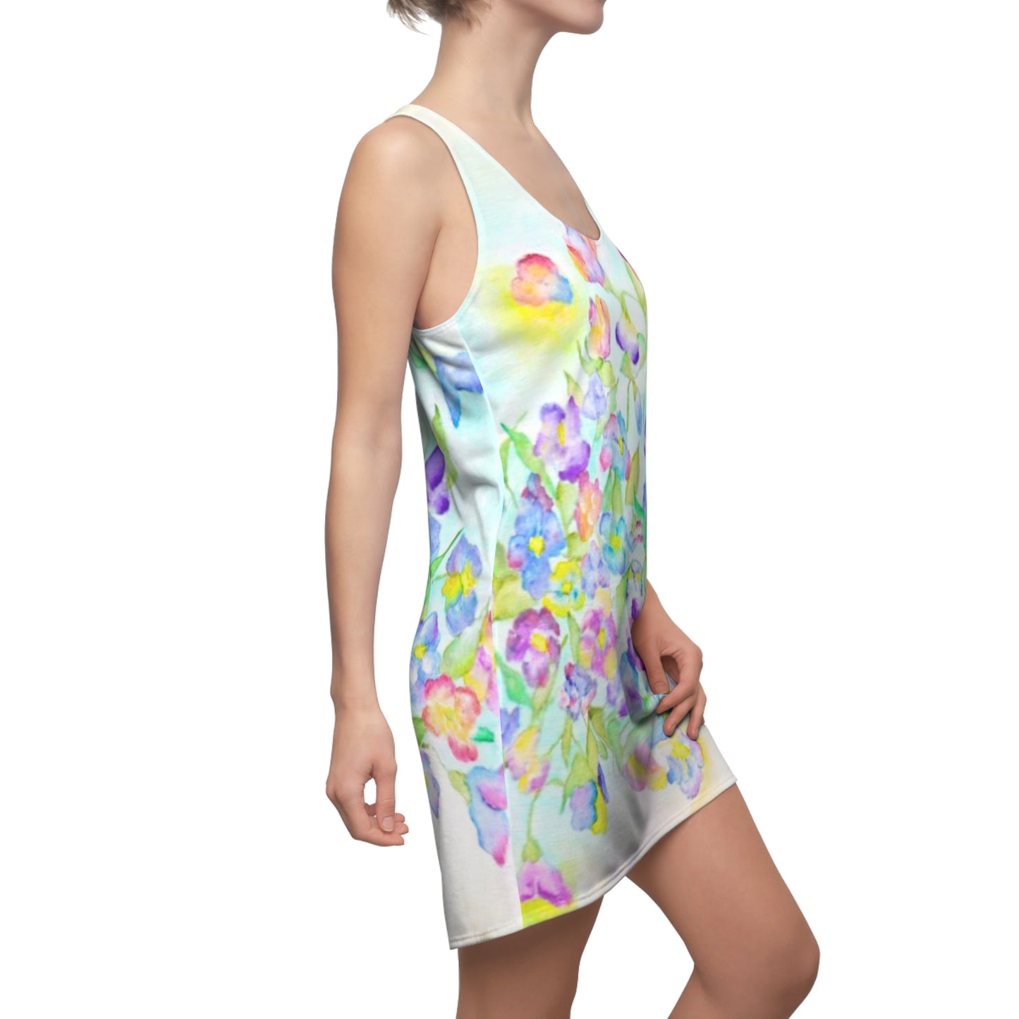 Frühlingskleid Kleid Blumenmuster Kleid Blüten Sommerkleid Damen