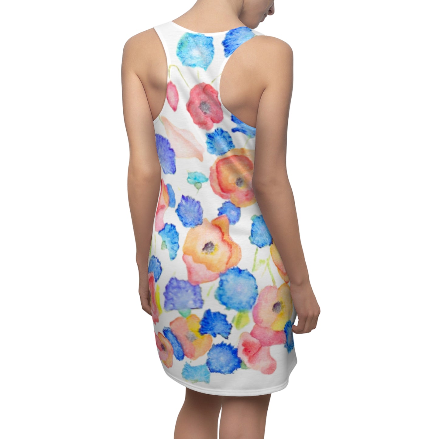 Blumenmode Kleid Blumenwiese Sommerkleid Damen Kleid mit Blumenmuster